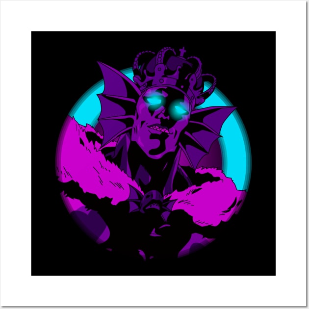 The Deep Sea King Neon Wall Art by tovuyovi.art